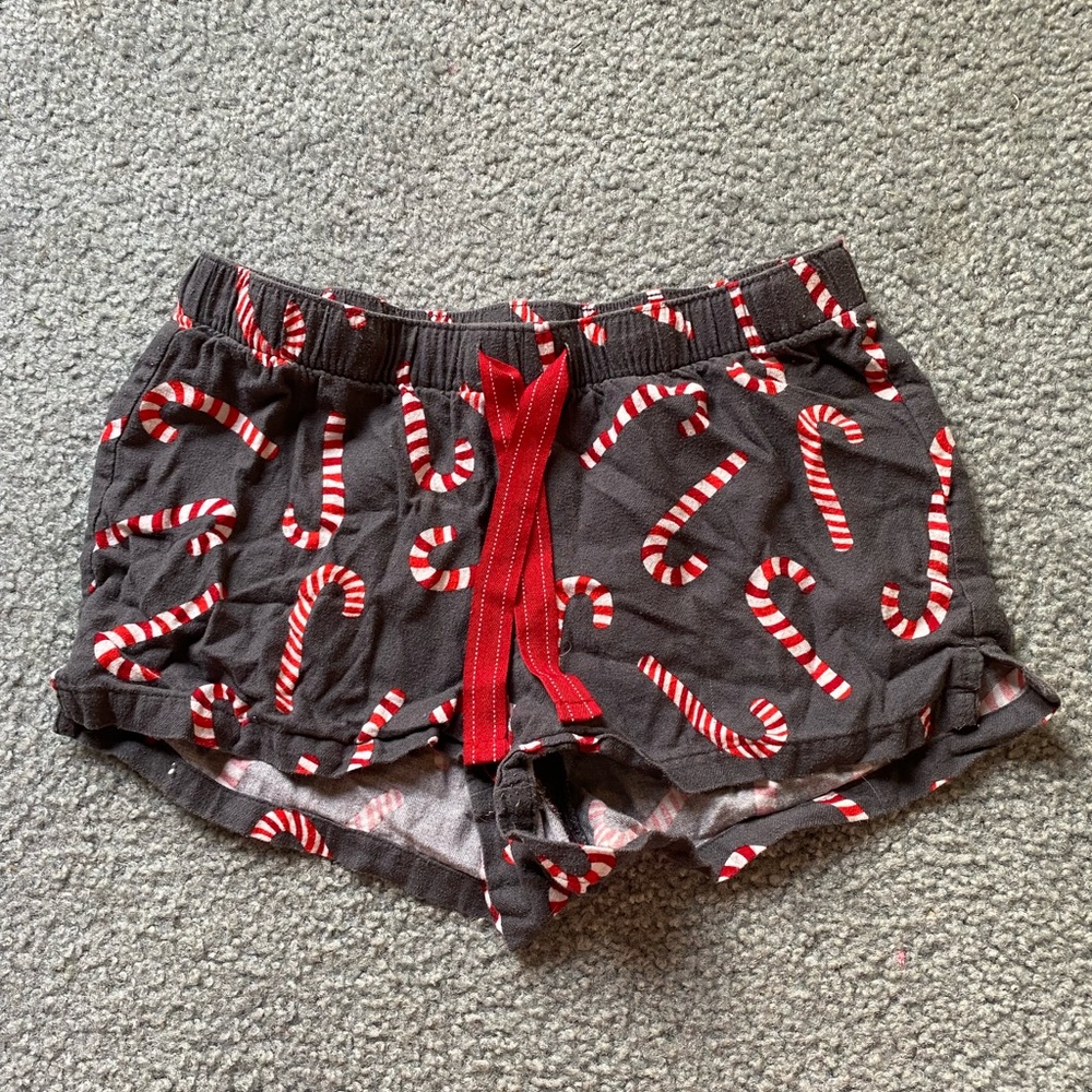 Old Navy candy cane shorts, women’s size small